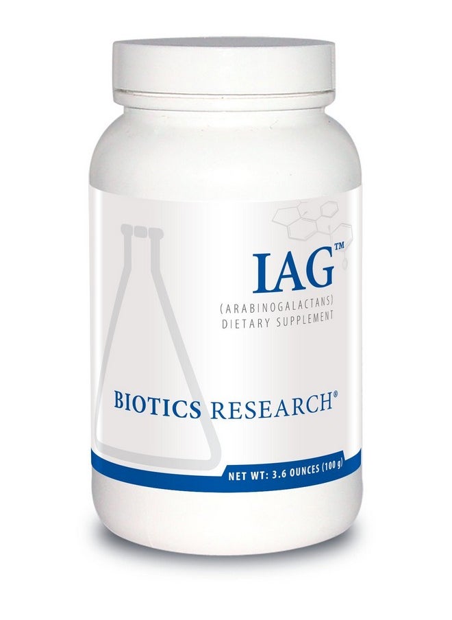 BIOTICS Research Iag Easy To Dissolve Prebiotic Powdered Formula Immune Support Gut Health Stimulate Butyrate Production Colon Health 3.6 Ounces  - Image 2