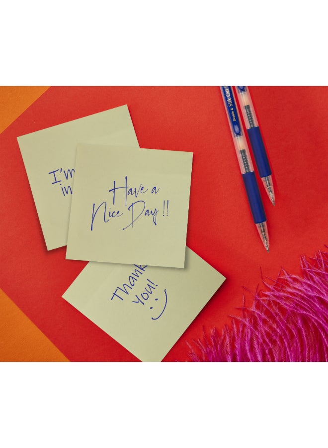 دبل إيه Sticky Notes 100-Sheets, 76 mm x 76 mm Size, Yellow - Image 4