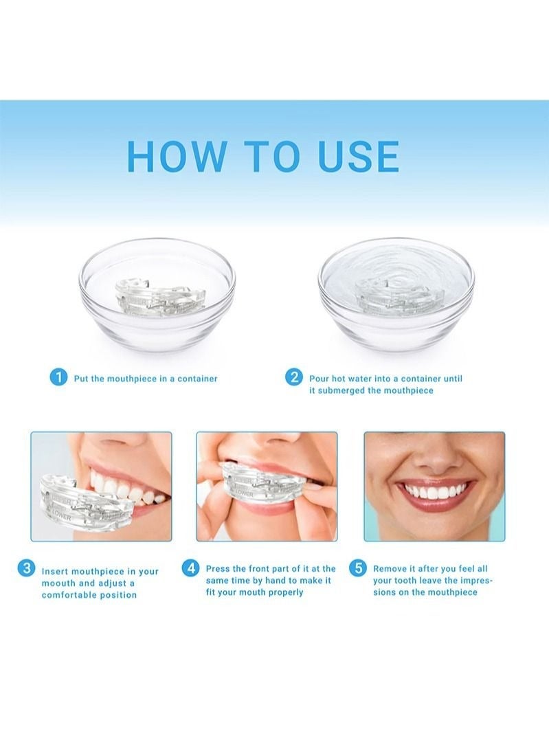 SMILEKIT Anti Snore Device. New Customizable Snore Reducing Mouthpiece – Reduce Snoring Aid for Men and Women – Most Comfortable and Adjustable Oral Appliance - Holds Jaw Forward to Open Airway - Image 3