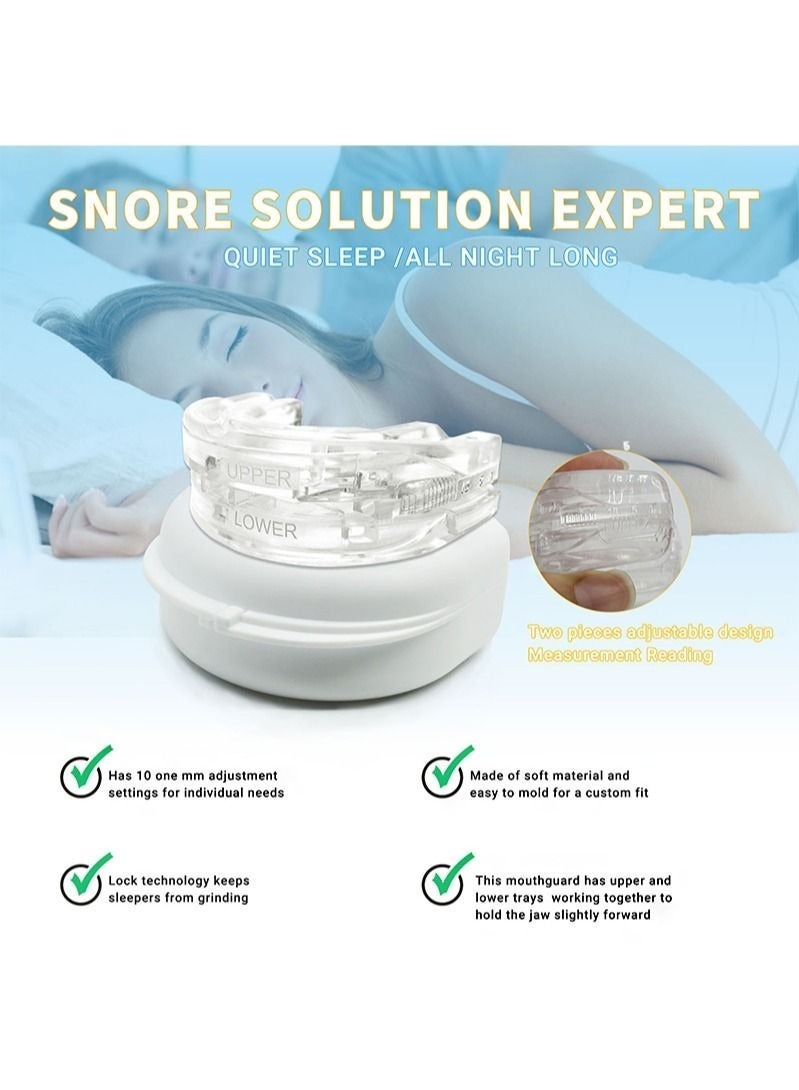 SMILEKIT Anti Snore Device. New Customizable Snore Reducing Mouthpiece – Reduce Snoring Aid for Men and Women – Most Comfortable and Adjustable Oral Appliance - Holds Jaw Forward to Open Airway - Image 5