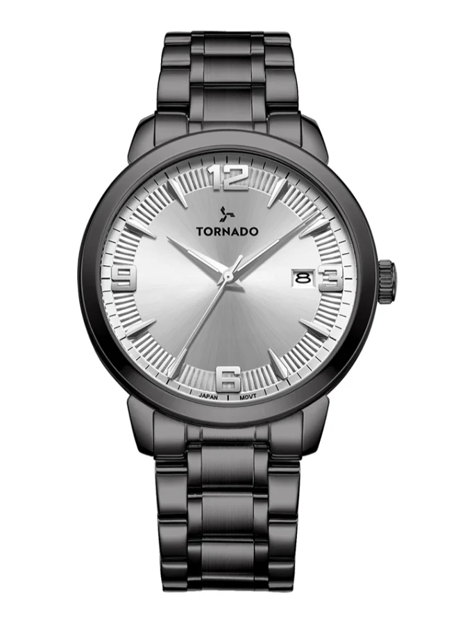 TORNADO Men's Stainless Steel Analog Watch T9006B-XBXW - 41 mm