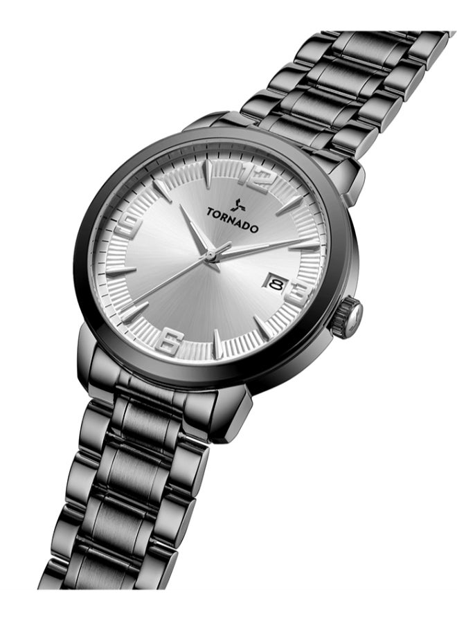 TORNADO Men's Stainless Steel Analog Watch T9006B-XBXW - 41 mm - Image 2