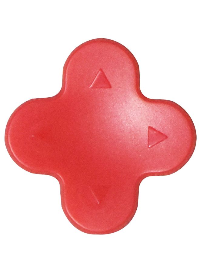 general Switch Silicone Key Cap NS Direction Silicone Color Key Sticker Joycon Key Sticker Handle Rocker Cap-Product Color:Red Round Cross - Image 1