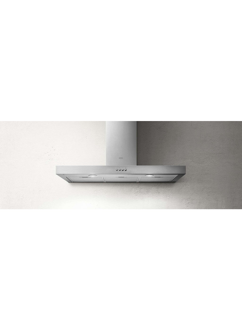 SPOT NG T-Shape Hood, 90cm wall mounted,550m³/h Suction Power,3 filters, LED Lighting, Poland, silver Spot NG H6 IX/A/90