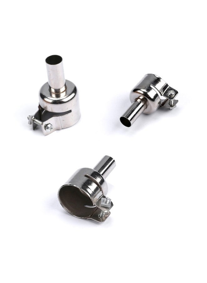 NIBEMINENT 8-Piece Hot Air Generator Nozzles Silver - Image 5