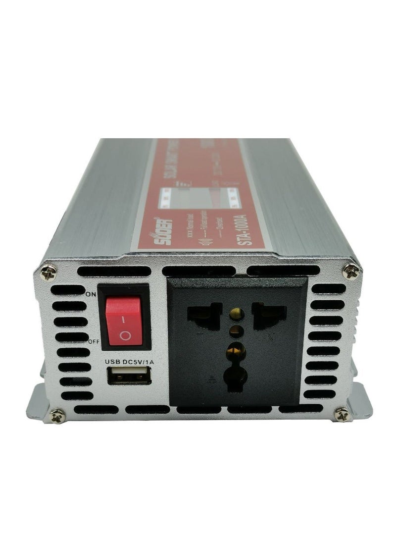Suoer Car Power Inverter DC 12V To AC 230V 1000VA Converter Solar Smart Power Inverter With USB Port Car Home Inverter SUOER STA1000A - Image 3