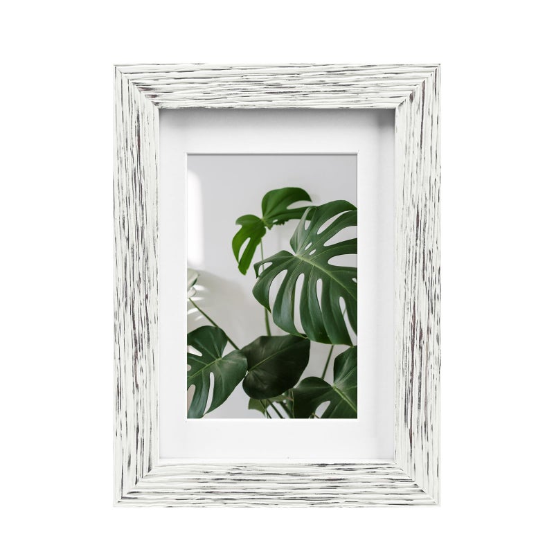 إطارات صور 4x6 Egofine مصنوعة من الخشب الصلب مع صور شاشة زجاجية - Image 1