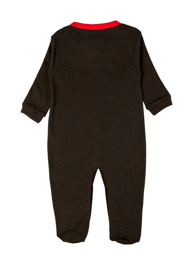 Babies Basic 100% Cotton Printed Long Sleeves Jumpsuit/Romper/Sleepsuit For Babies  - Image 4