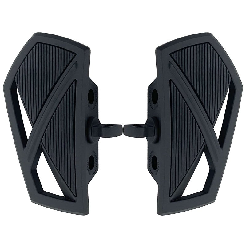 FATECIM Motorcycle Foot Pegs Pedals Rests Motorbike Highway Mini Floorboards Male Mount AntiSlip for Harley Dyna Fat Bob Touring Road Glide Street Glide Sportster 883 Fat Boy Black