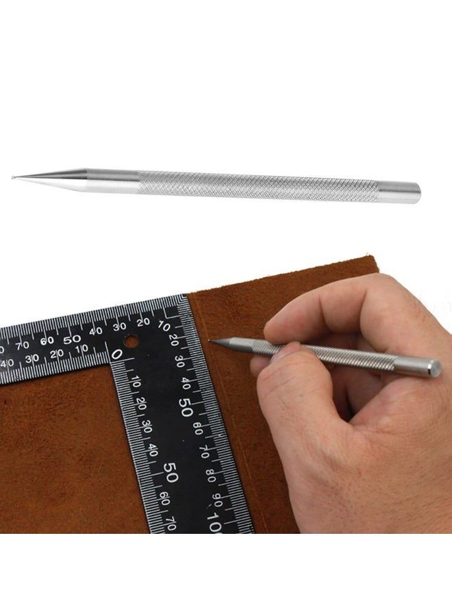 Hilitand Leather Scriber Pen, Stainless Steel Leather Scriber Positioning Pen Marking Tool DIY Crafts Tool for Leather Craft Projects - Image 4