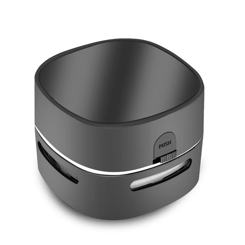 ODISTAR مكنسة ODISTAR المكتبية الصغيرة لتنظيف الغبار طاقة موفرة تحمل عالي تصل إلى 400 دقيقة تصميم دوار 360 للوحة المفاتيح المنزلية والمدرسية والمكتبية باللون الأسود