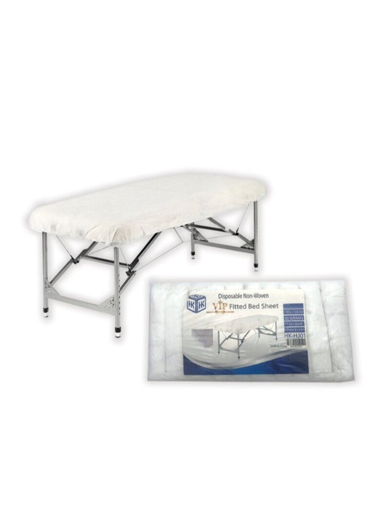 Disposable Non-woven Fitted Bedsheet 100cmx210cm (10pcs/pack)  - Image 2