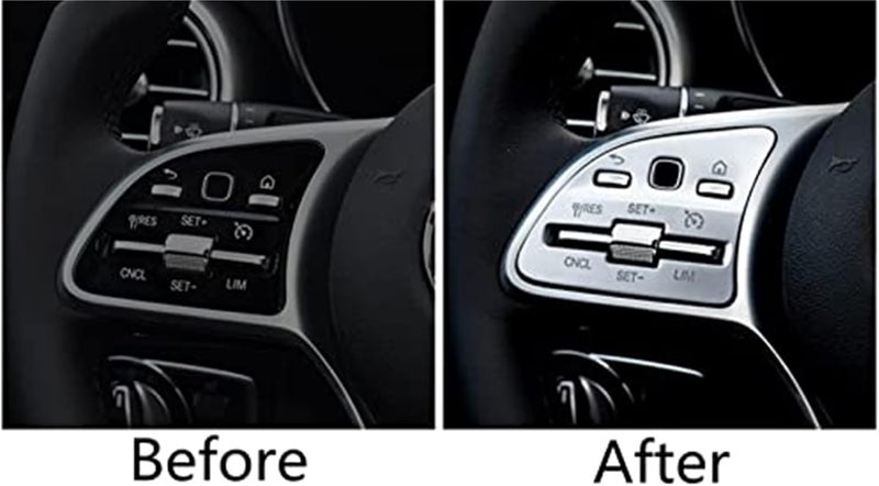 DEMULAX Steering Wheel Button Sticker for Mercedes Benz - Image 4