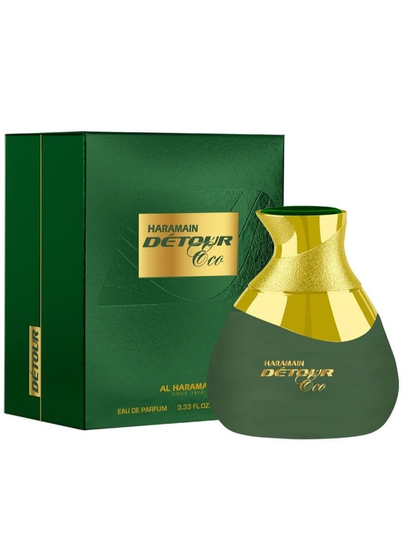 Al Haramain Detour Noir Eco Unisex Perfume - 100ml | Oriental Scent - Image 1