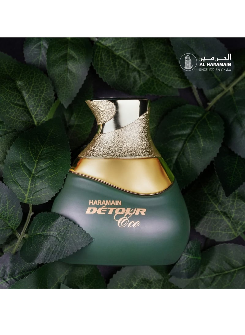 Al Haramain Detour Noir Eco Unisex Perfume - 100ml | Oriental Scent - Image 2