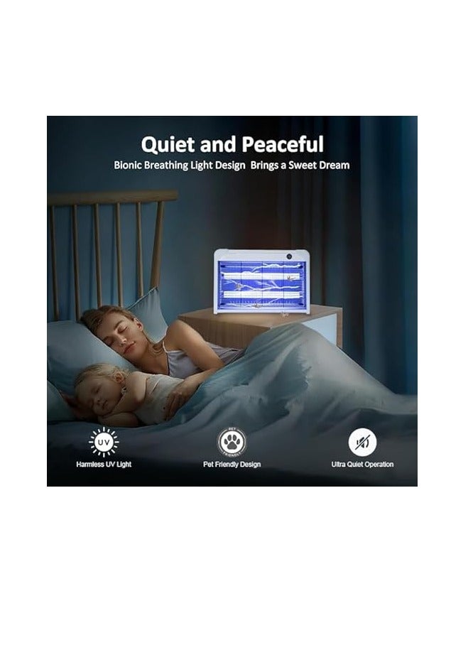 ESNCO مصيدة ذباب كهربائية لقتل الحشرات مصباح موشيتو فعال لقتل الحشرات الطائرة بالأشعة فوق البنفسجية - Image 5