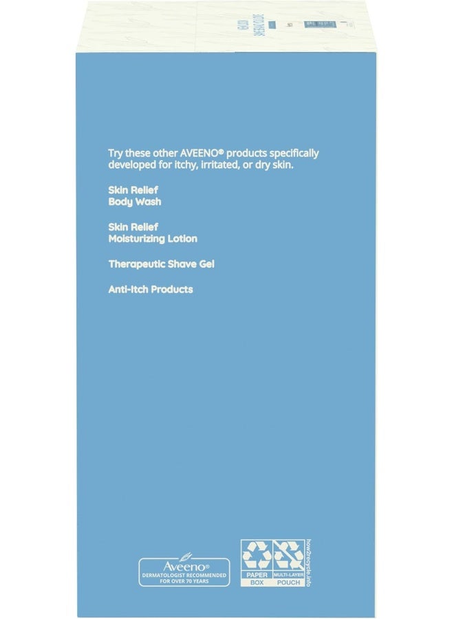 Aveeno Fragrance Free Soothing Bath Treatment, 100% Natural Colloidal Oatmeal, Sensitive Skin Bath Soak for Relief of Dry, Itchy, Irritated Skin Due to Eczema & Hives, Bath Packets, 8 ct. - Image 5