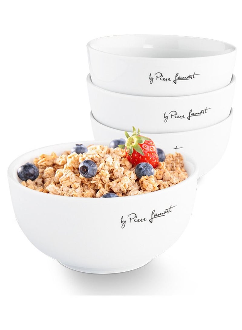 Lamart 4Pcs  Bowl Set White Porcelaine - Image 4