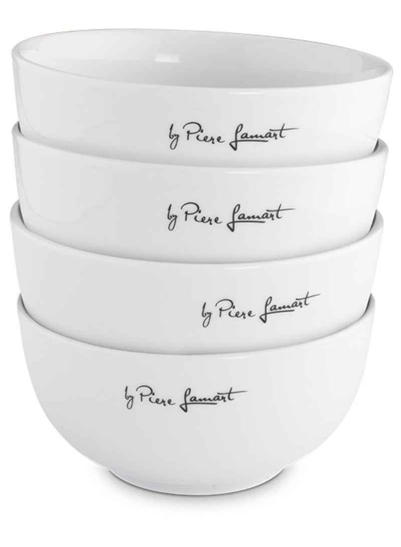 Lamart 4Pcs  Bowl Set White Porcelaine - Image 3