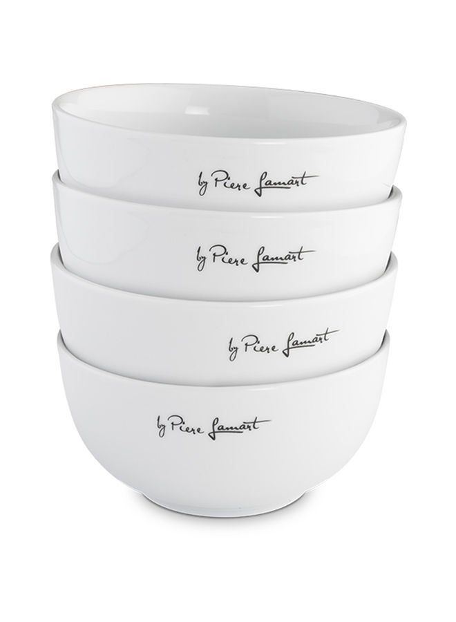 Lamart 4Pcs  Bowl Set White Porcelaine - Image 1