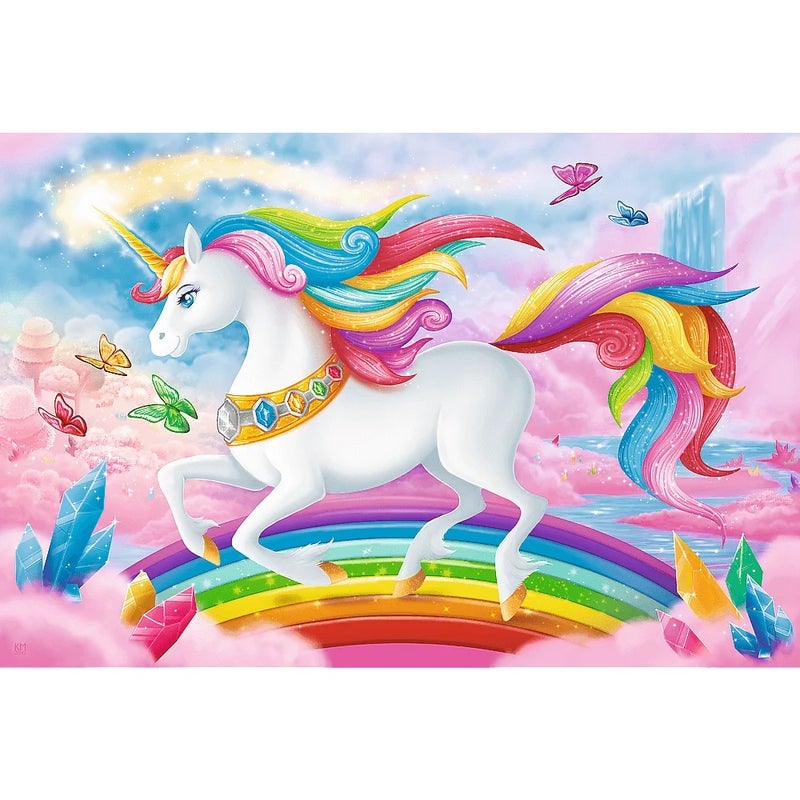 Trefl - Into The Crystal World Of Unicorns Puzzle 100 Pieces - 31309 - Image 2