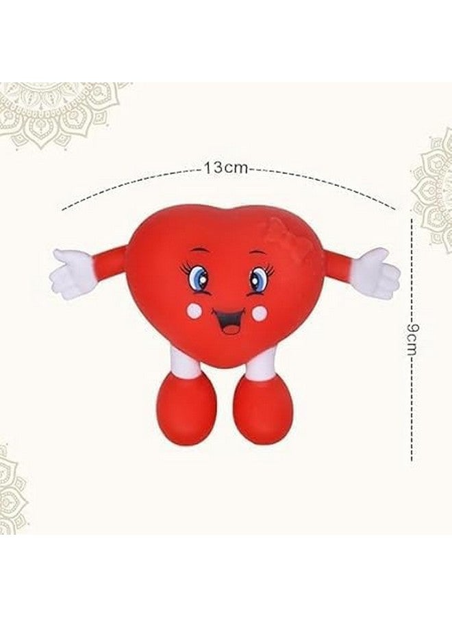 إيكان ألعاب إيكان الإسفنجية للأطفال والكبار | ألعاب ناعمة ولطيفة قابلة للضغط لتخفيف الغضب (مجموعة من قطعتين، على شكل قلب) - Image 2