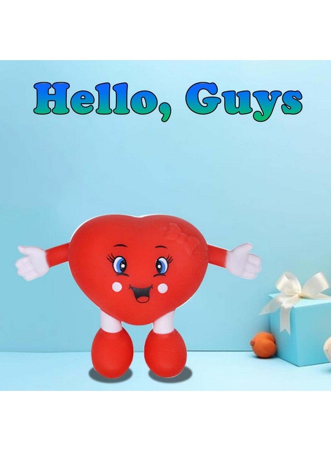 إيكان ألعاب إيكان الإسفنجية للأطفال والكبار | ألعاب ناعمة ولطيفة قابلة للضغط لتخفيف الغضب (مجموعة من قطعتين، على شكل قلب) - Image 3