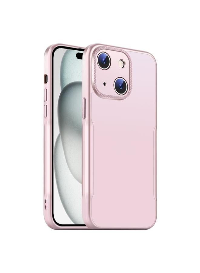 Zaboon For iPhone 15 Plus Blade Slim AG Matte Shockproof Phone Case(Pink)