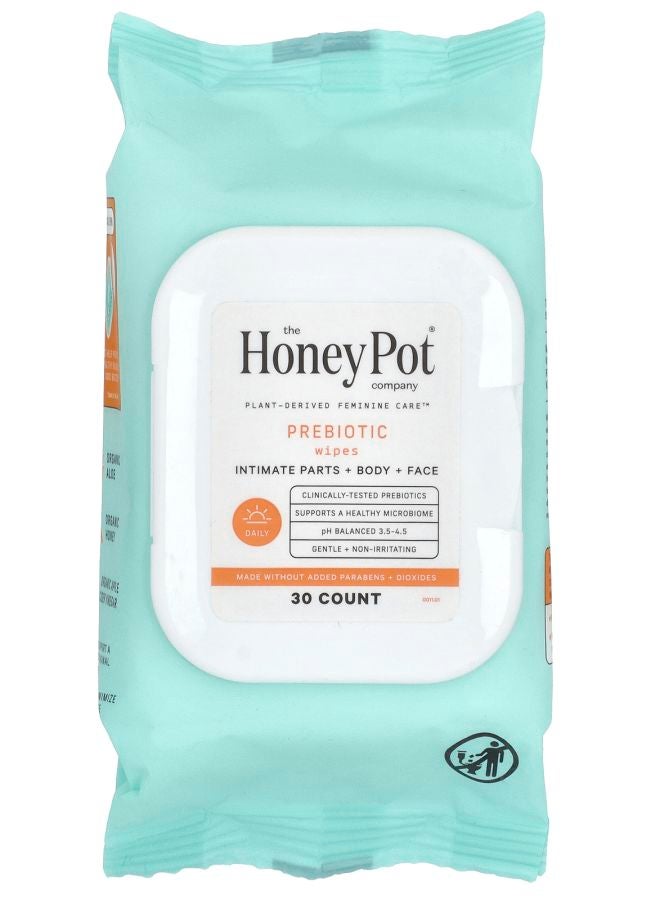 Prebiotic Wipes 30 Count