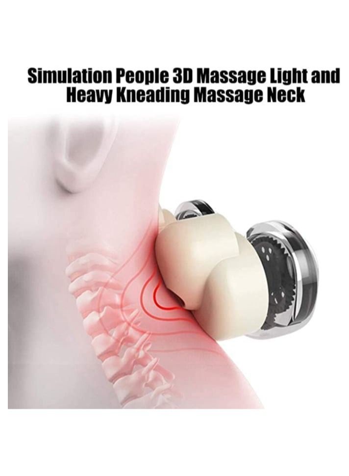 Rechargeable U Shaped Cervical Massage Pillow Neck Massager Vibration Neck Massage Pillow, Multifunctional Shoulder and Neck Electric Massager - Image 3