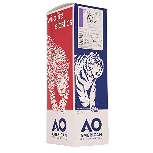 American Orthodontics Elastics Wildlife Wolf | Medium, 4.5 Oz, 1/8" Size, 100 Packs Per Box, 10,000 Total | Made in The USA | Exacting Dimensions, Precision Cutting, Top Quality Latex Tubing - Image 5