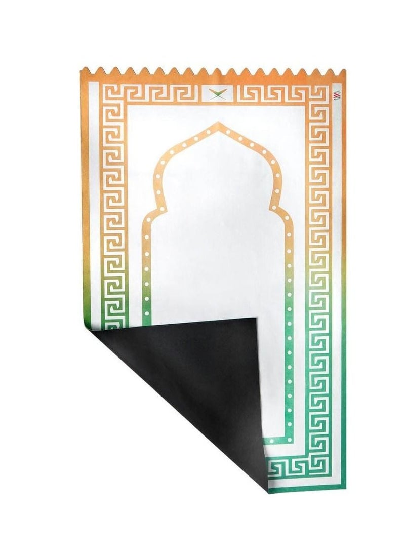SANTHOME - Prayer Mat foldable - Prayer Rug Soft Suede Large Sajada Prayer mat with Velvet Pouch and gift box, PREMIUM gift set for men - Image 1