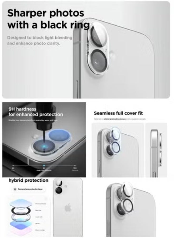 JAJEEK iPhone 17 Clear Case with Screen Protector & Camera Lens Guard | Anti-Yellowing Transparent Slim Shockproof Cover | Full-Body Protection Set for iPhone 17 (6.3-Inch) - Image 5