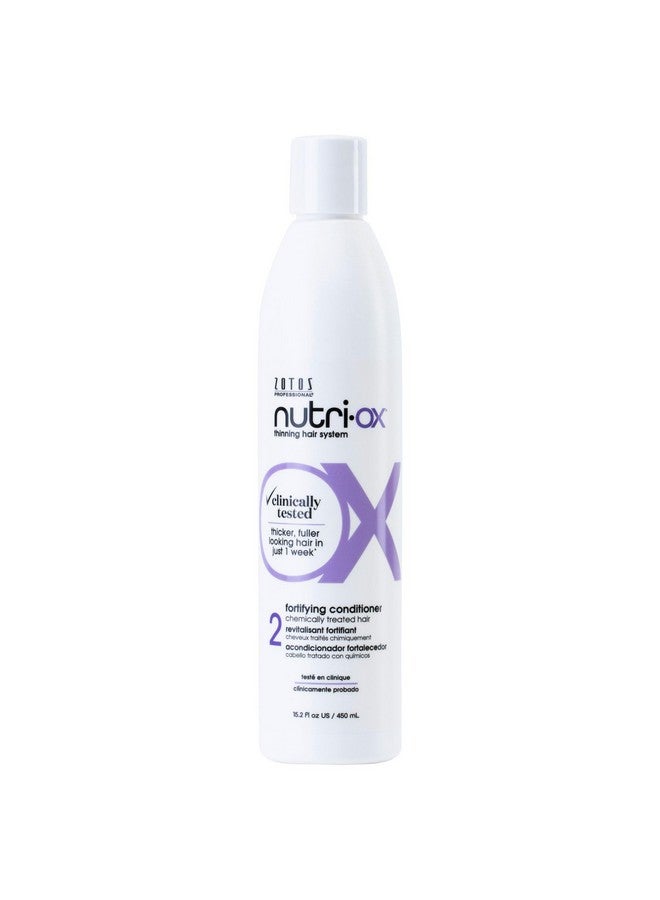 Nutri-Ox Fortifying Conditioner Chemicallytreated For Colored Thinning Hair Thicker Fullerlooking Hair Clinically & Dermatologically Tested Peppermint Colorsafe 15.2 Fl Oz - Image 1