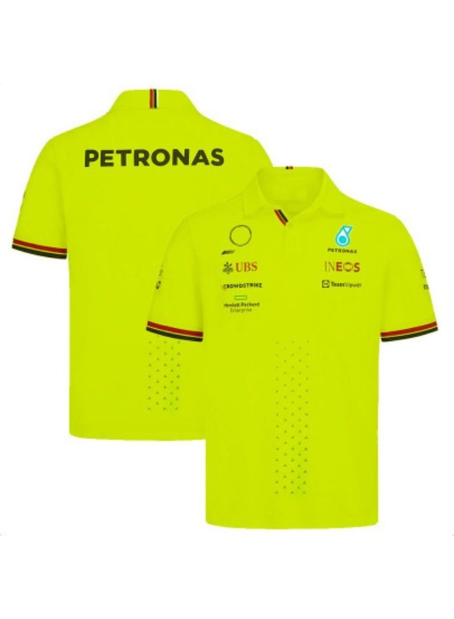 PETRONAS Classic Men's Loose Short-Sleeve Polo Shirt