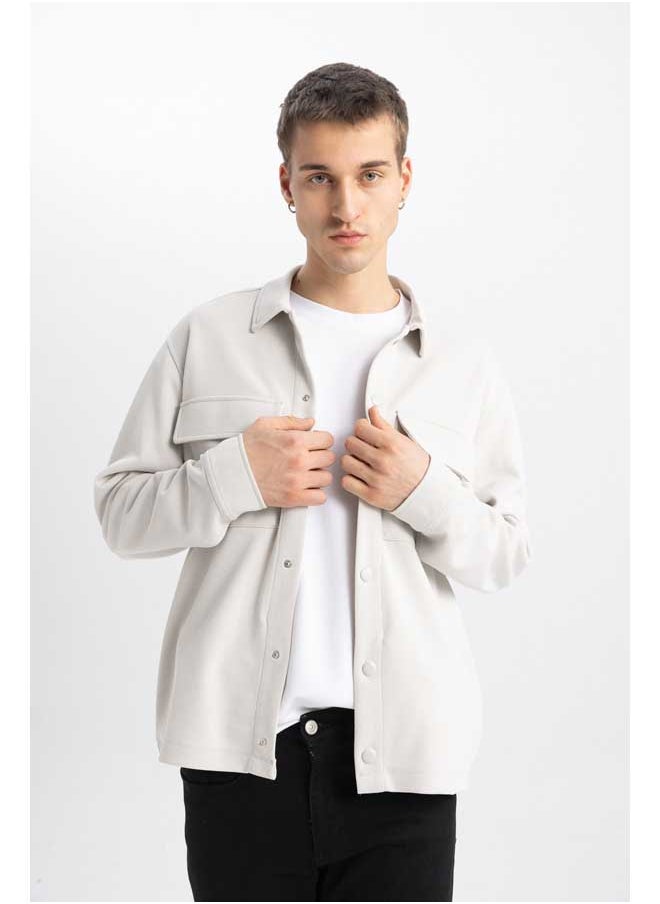 DeFacto - Man Relax Fit Woven Long Sleeve Shirt - Image 1