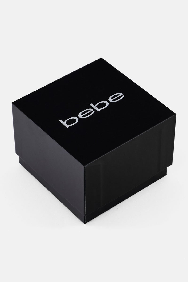 bebe Women BB3468LA Stainless Steel Analog Watch 30 mm, Rose Gold - Image 5