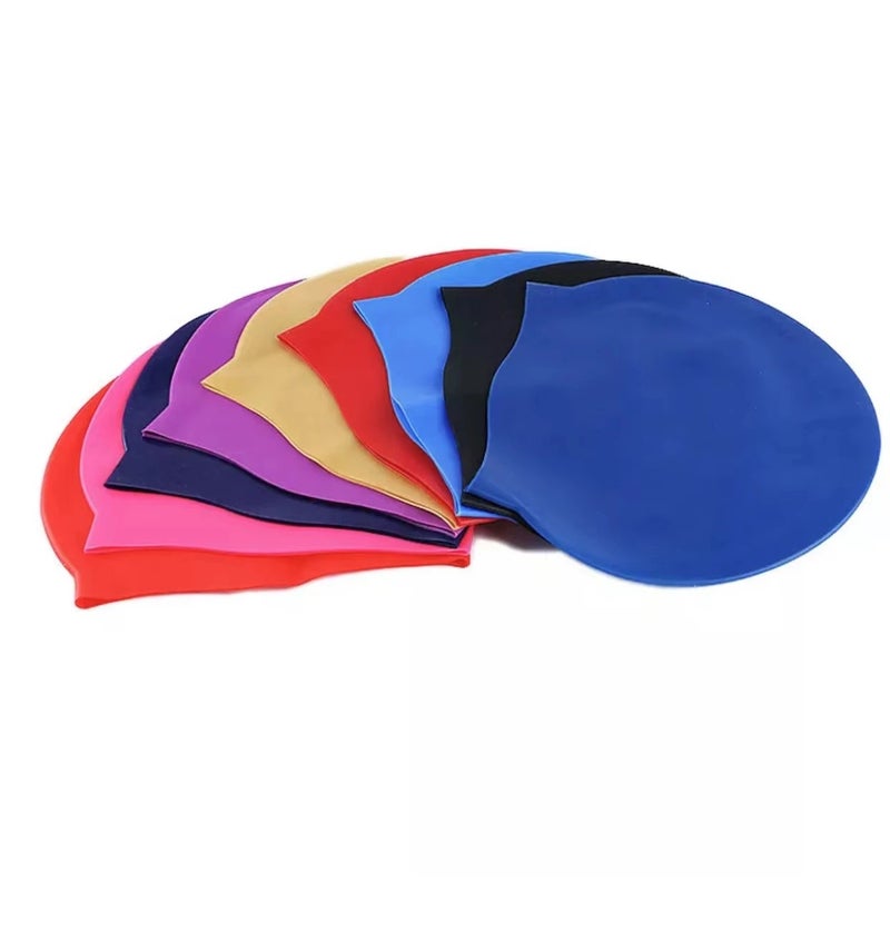 Bluejw Cheap Swimming Caps Waterproof Unisex ized Silicone Swimming Caps - Image 2