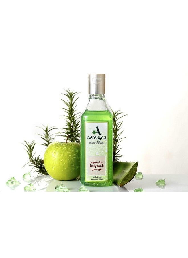 Aaranyaa Sulphate Free Body Wash Green Apple (250 Ml) Gentle Shower Gel With Amino Fruit Extract From Aleo Vera Neem & Green Apple For Nourishment Moisturization And Skin Conditioning  - Image 3