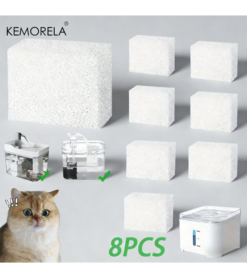 24pcs Replacement Pre Filter Sponge For Pet Water Fountains Compatible With 64oz 2L Dog And Cat Water Fountain Filters Foam Sponges For Automatic Water Dispenser - Image 5