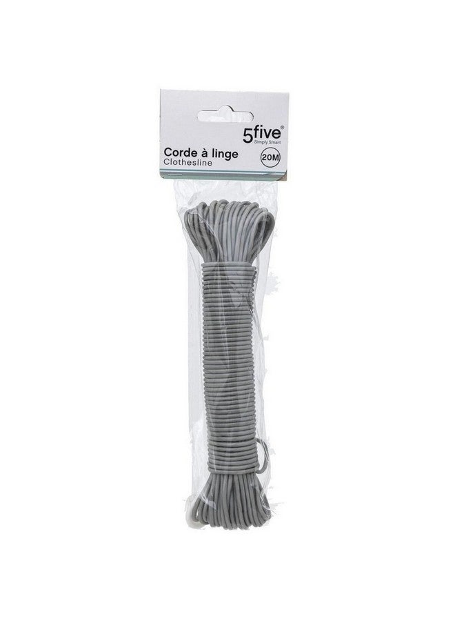 Five Simply Smart High Strength Polypropylene and PVC Clothesline Grey 20 m 117364 - Image 3