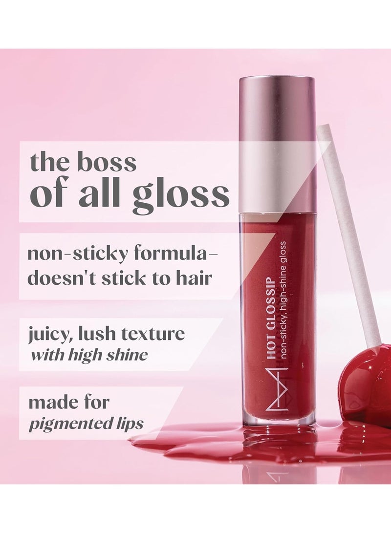 House Of Makeup Non-sticky gloss | High-shine lip gloss for pigmented lips | Lip gloss with hyaluronic acid | Zero stickiness (Juicy Secrets) 4.7g - Image 3