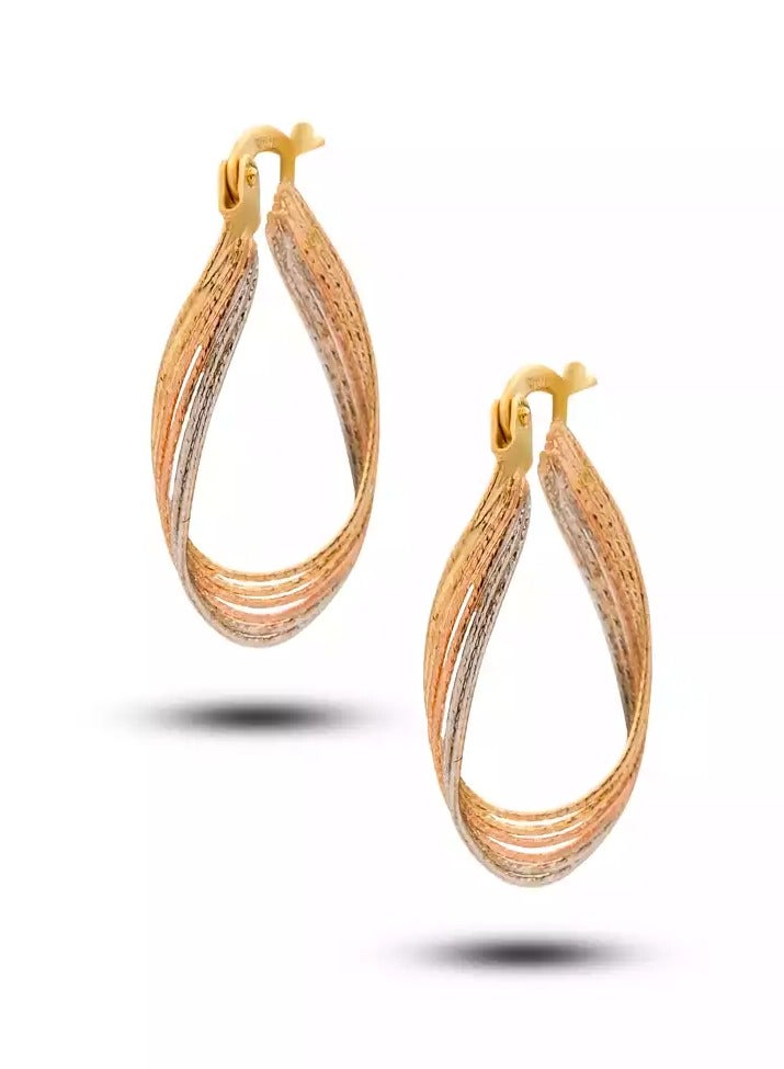 Ruby Art Gold 18K Pure Gold Earring for women - 1.75 Gram - Image 1