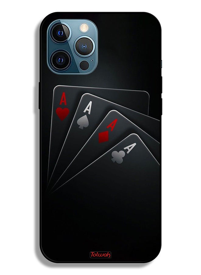 Tolwak Apple iPhone 12 Pro Max Protective Case Cards A - Image 2