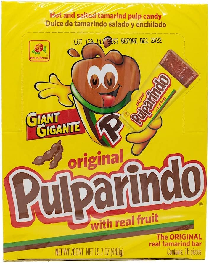 De la Rosa Pulparindo Giant Original Tamarind Candy - 20 Pack - Image 3