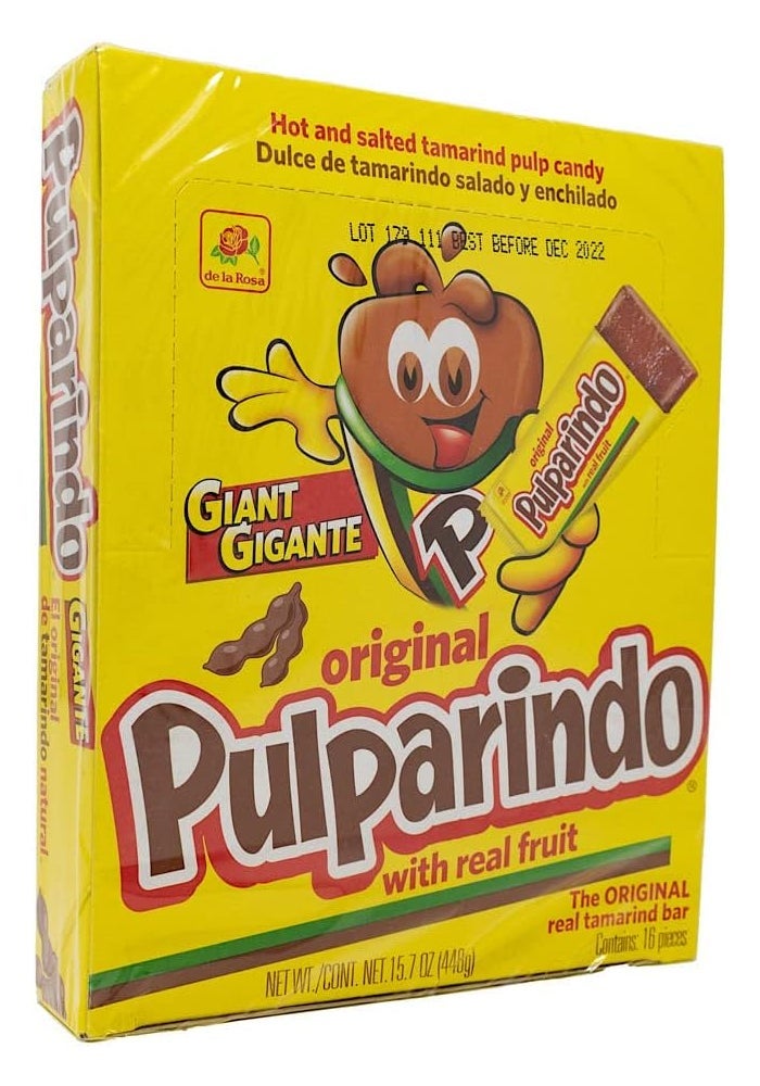 De la Rosa Pulparindo Giant Original Tamarind Candy - 20 Pack - Image 4