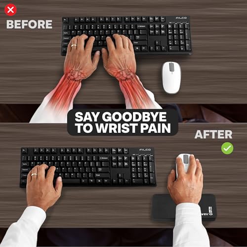 GRIFITI Fat Wrist Pad 8" x 4" x 0.75" inches Mouse Rest Ergonomic Hand Palm Pads Support for Keypads, Numberpads, Trackpads, Trackball Mousepads Computer Mousepad Gaming Rests Accessories - Image 3
