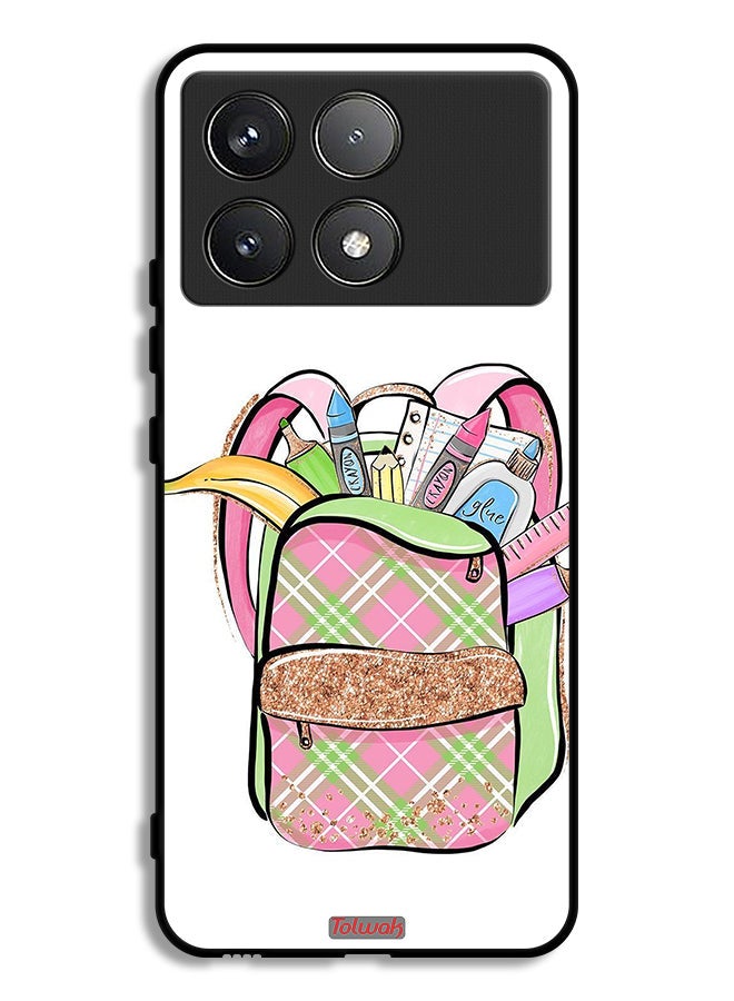 Tolwak Xiaomi Poco F6 Pro Protective Case Cover Unicorn Girl Bag - Image 1