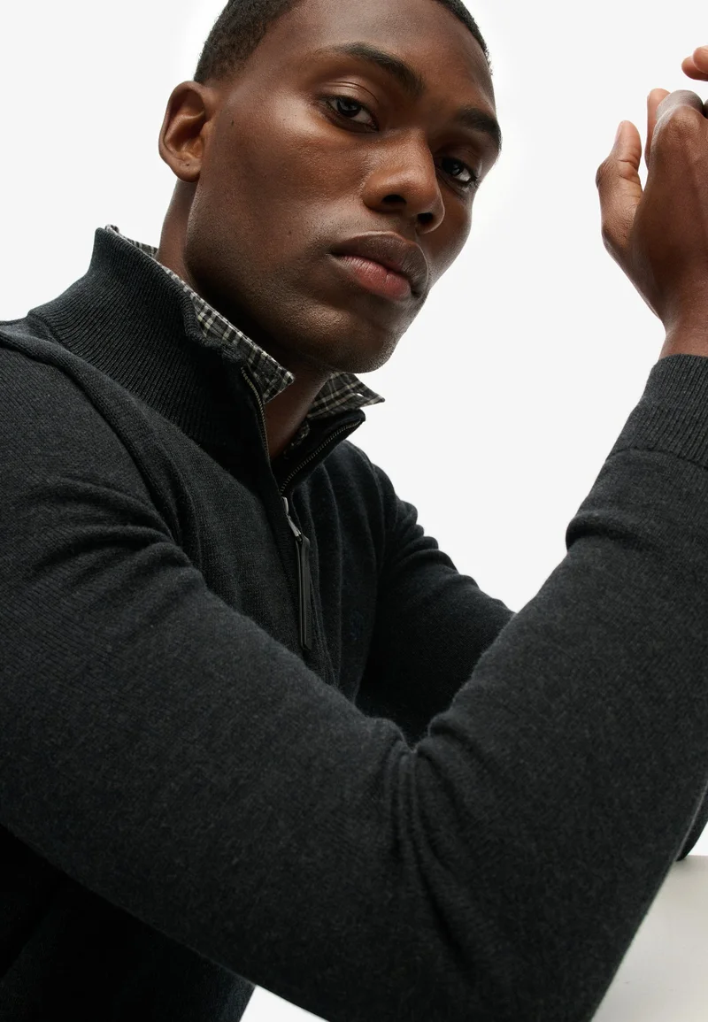 Superdry Essentials Cotton Half Zip Jumper