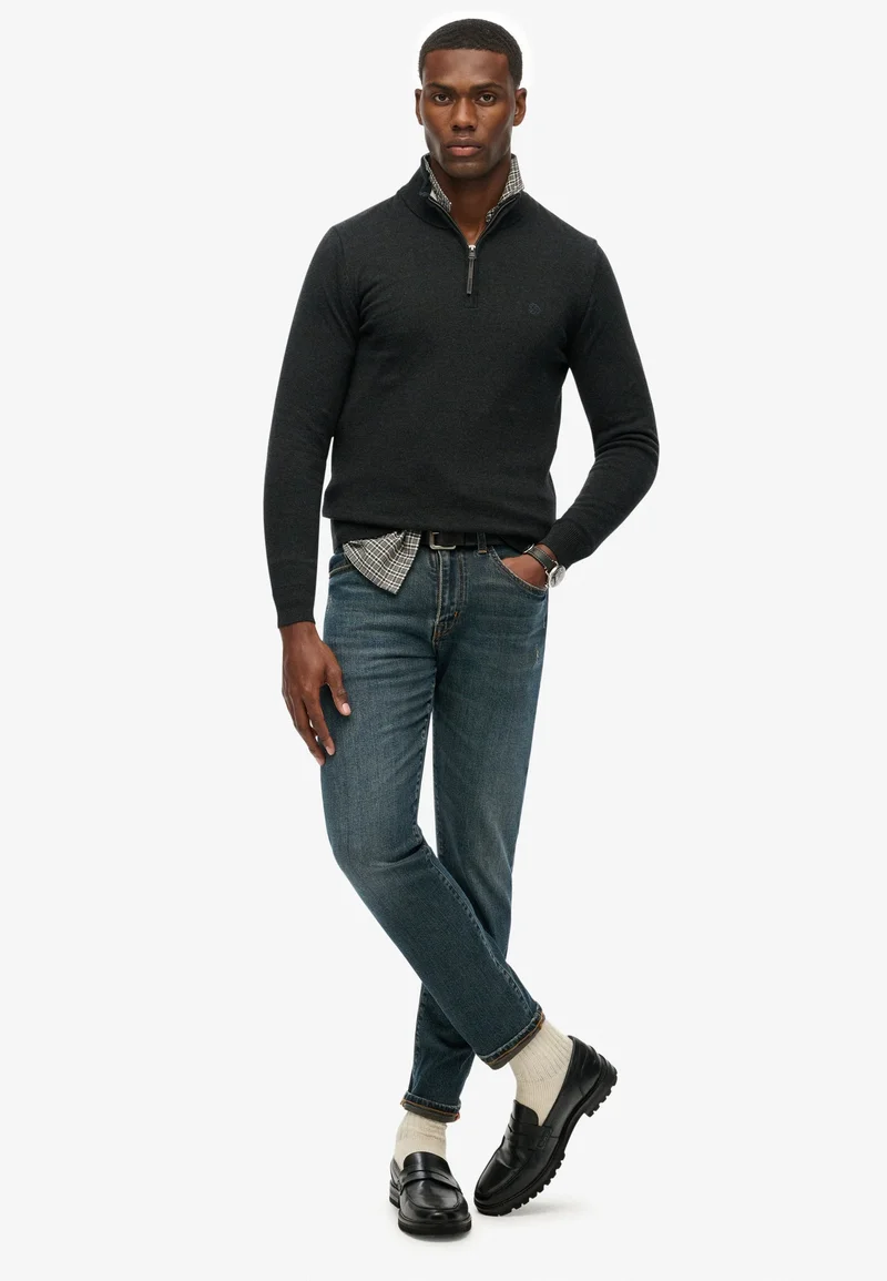 Superdry  Essentials Cotton Half Zip Jumper for Men | Best Price UAE
